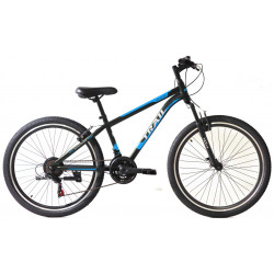 Trail 24" MTB 21T Ανδρικό Μαύρο/Μπλε Trail 24" MTB 21T Ανδρικό Μαύρο/Μπλε