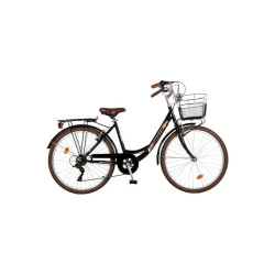 Ποδήλατο Πόλης Orient City Lady  26"  6-Speed κωδ. 151090- ΜΑΥΡΟ
