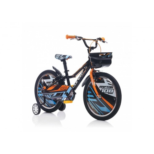 Ποδήλατο Raptor Kid Αλουμινίου 16'' Πορτοκαλί