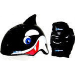 Σετ Παιδικό Κράνος και επιγονατίδες KIDZAMO ORCA